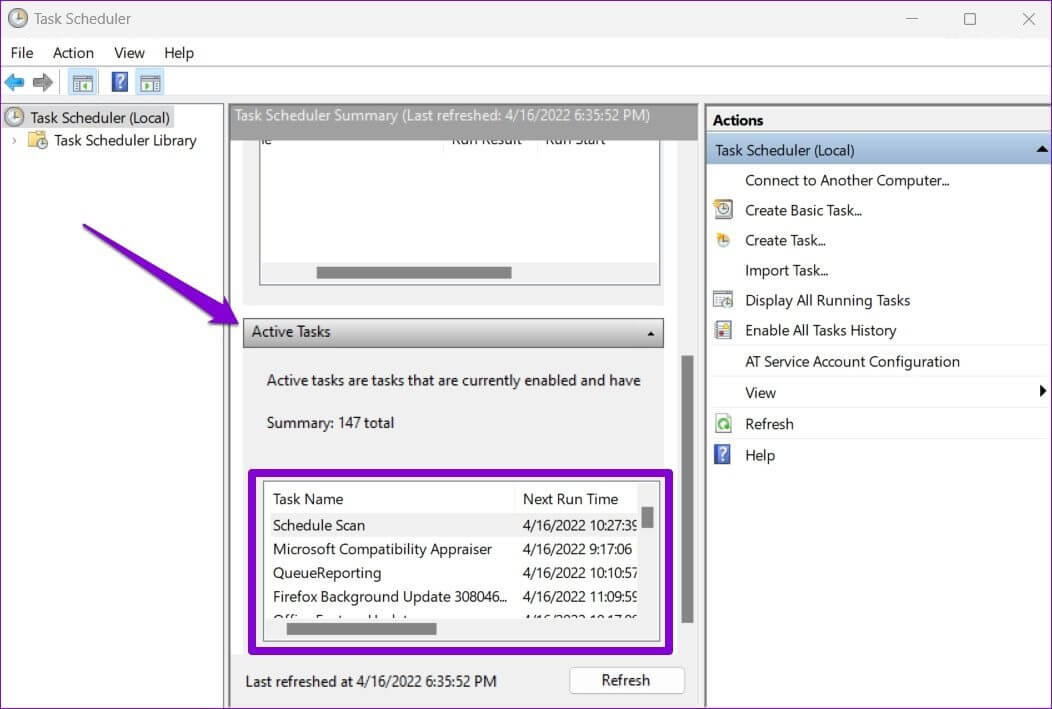 Active-Task-on-Windows-11 أفضل الطرق لإصلاح استمرار PowerShell في الظهور على Windows 11