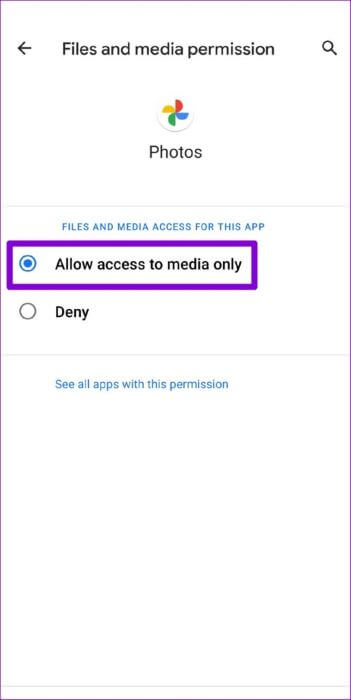 Allow-Google-Photos-Permissions-513x1024-1 أفضل 6 طرق لإصلاح صور Google عالقة عند إعداد مكتبة الصور الخاصة بك