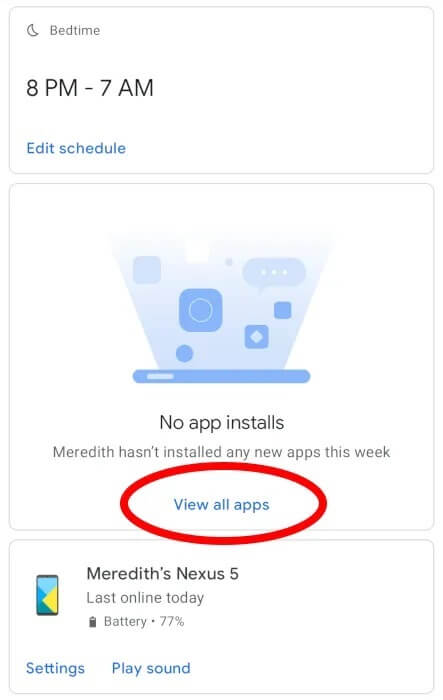 Android-Parental-Controls-Family-Link-Apps-Menu كيفية تمكين الرقابة الأبوية على أجهزة Android