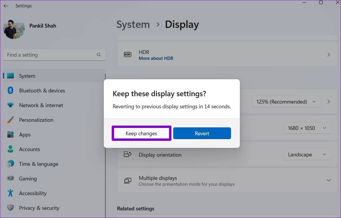 Change-Screen-Resolution-on-Windows-11-1160x743 أفضل 6 طرق لإصلاح مشكلة الشاشة الضبابية على Windows 11