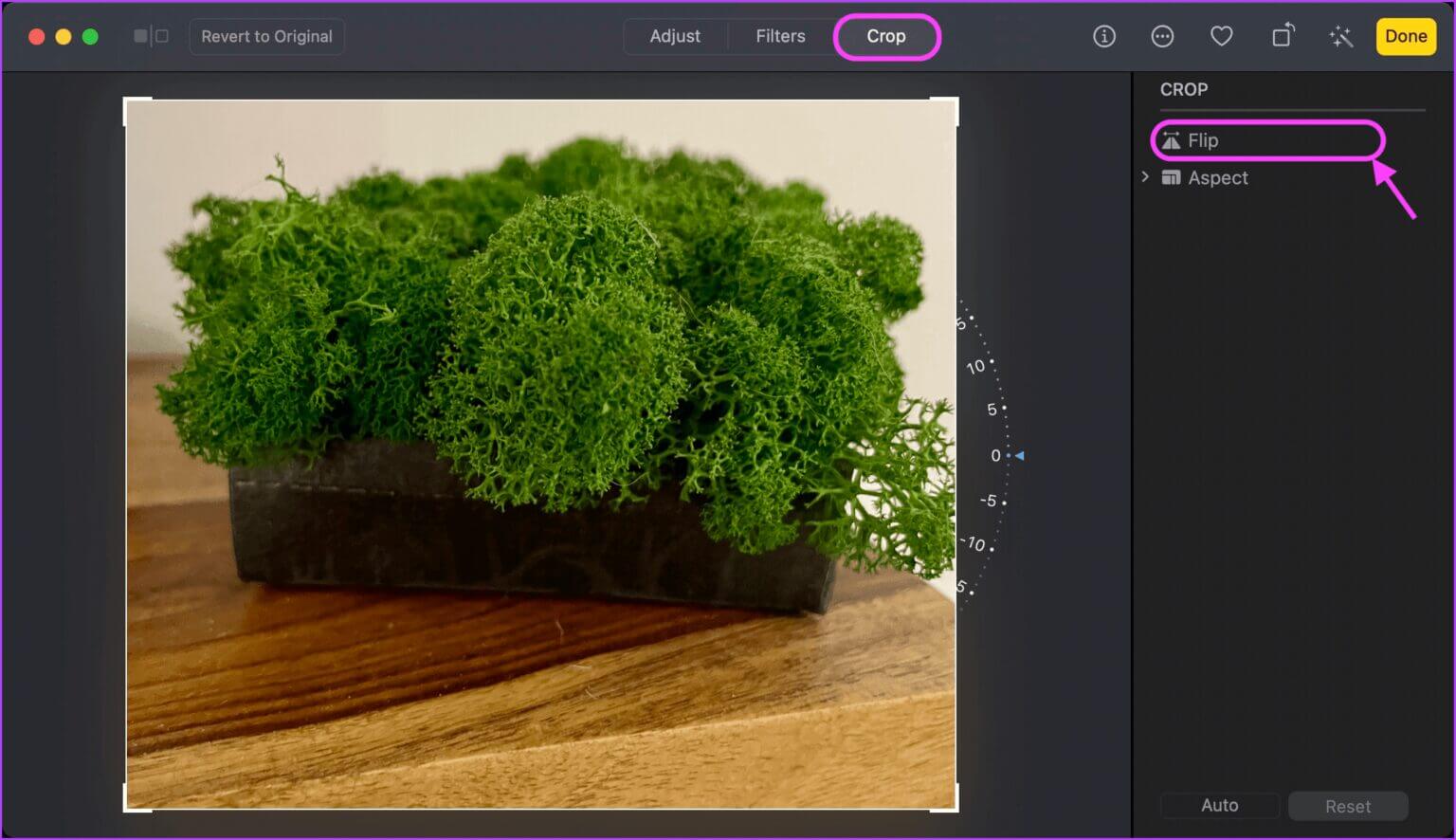 Crop-Rotate-Straighten-and-Flip-Photos-4-1536x886-1 كيفية تحرير الصور باستخدام تطبيق الصور على جهاز Mac