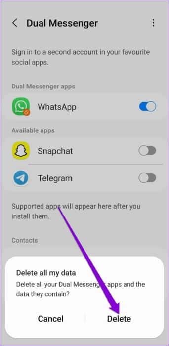 Delete-Dual-Messenger-500x1024-1 كيفية استخدام Dual Messenger على هواتف Samsung Galaxy