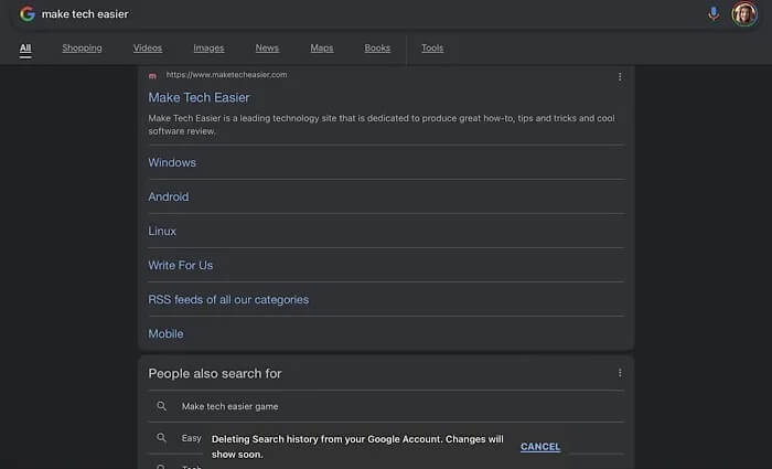 Delete-Google-Search-History-Android-18-Months حذف بيانات بحث Google التي تأتي إلى Android بسرعة