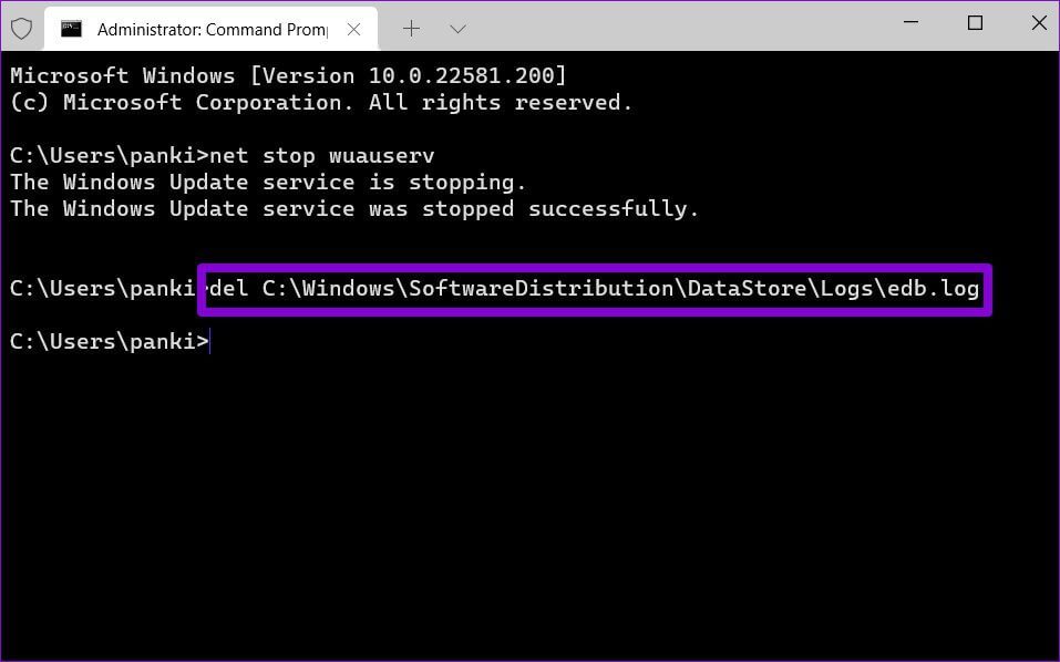 Delete-Windows-11-Update-History كيفية مسح سجل نشاط المستخدم على Windows 11