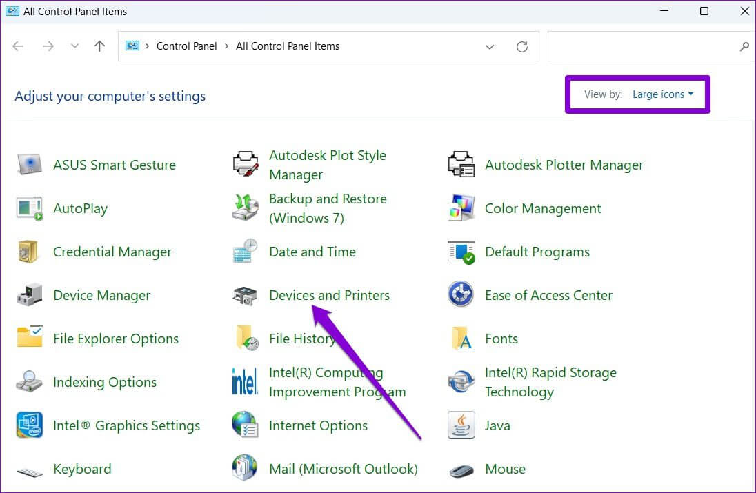 Devices-and-Printers-on-Windows-1096x715 أفضل 6 طرق لإصلاح تعذر إزالة جهاز Bluetooth على Windows 11