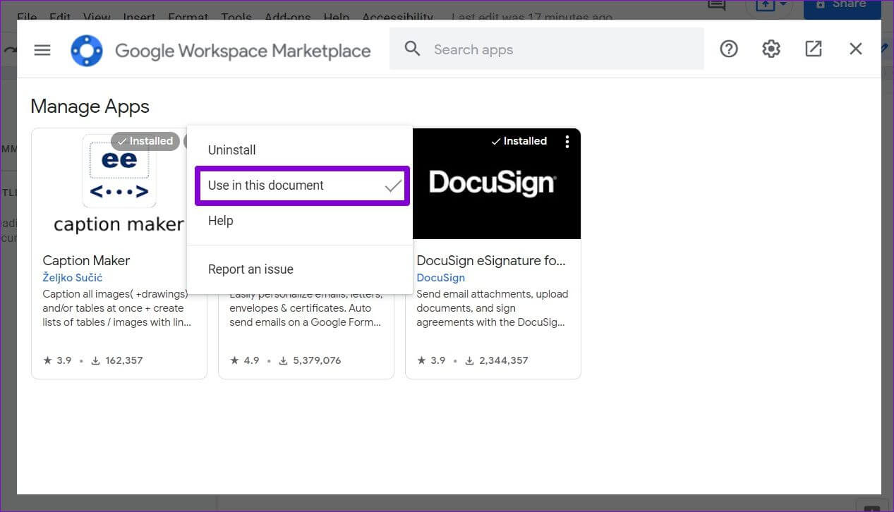 Disable-Add-On-in-Google-Docs كيفية تثبيت الوظائف الإضافية واستخدامها في محرر مستندات Google