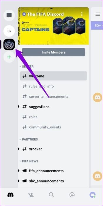 Discord-Server-on-Mobile-513x1024-1 كيفية إيقاف تشغيل إشعارات Discord على الهاتف المحمول والكمبيوتر الشخصي