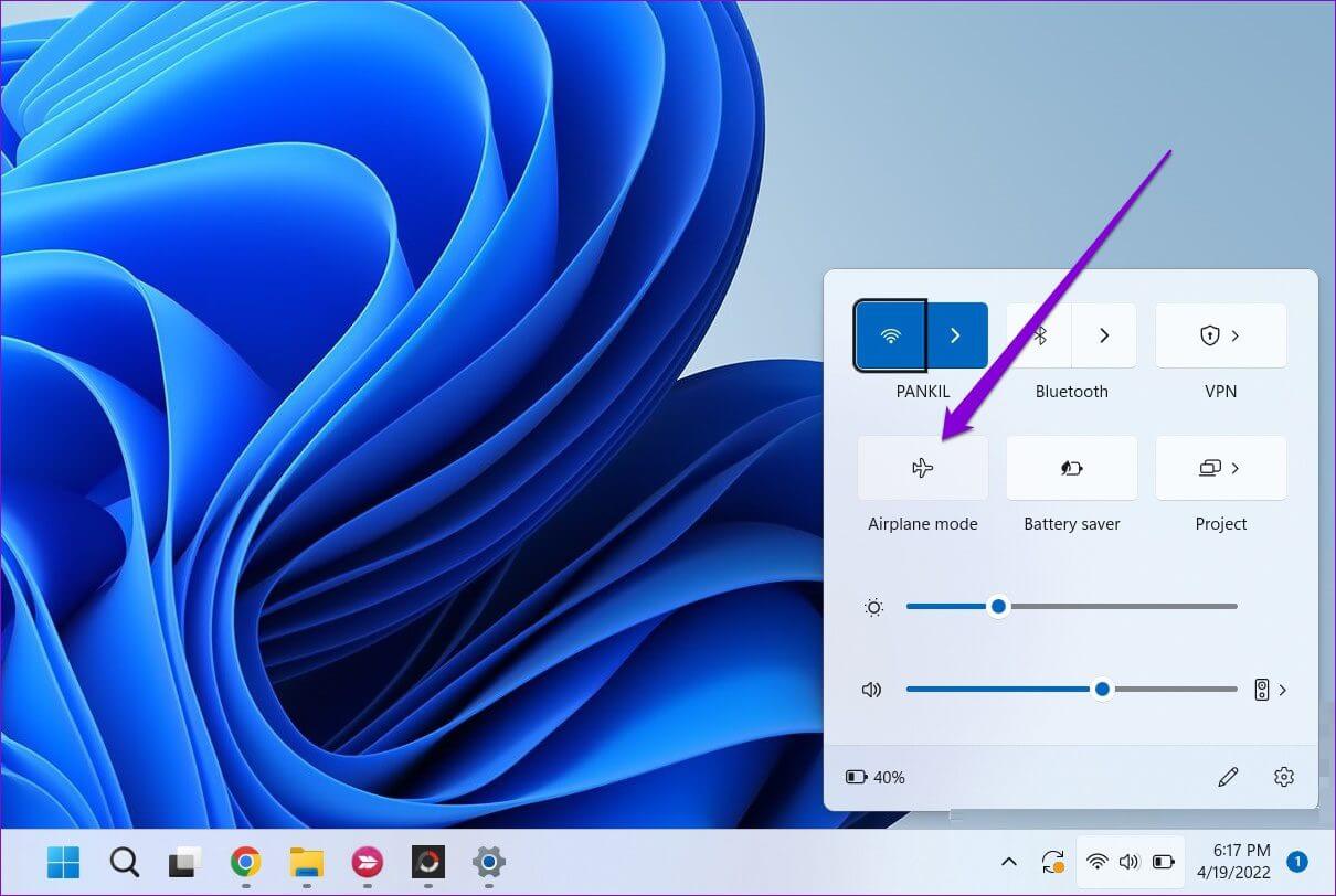 Enable-Airplane-Mode-on-Windows-11-1210x812 أفضل 6 طرق لإصلاح تعذر إزالة جهاز Bluetooth على Windows 11