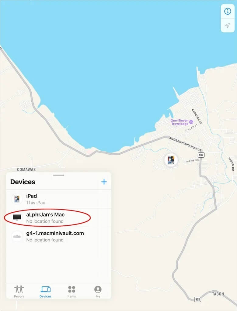 Find-My_Tap-the-Device-779x1024 كيفية حذف جهاز من Find My