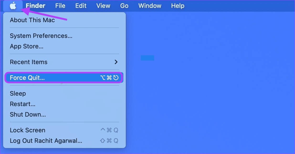 Force-Quit-and-Restart-Safari-1 أفضل 6 طرق لإصلاح استمرار تعطل Safari في Mac