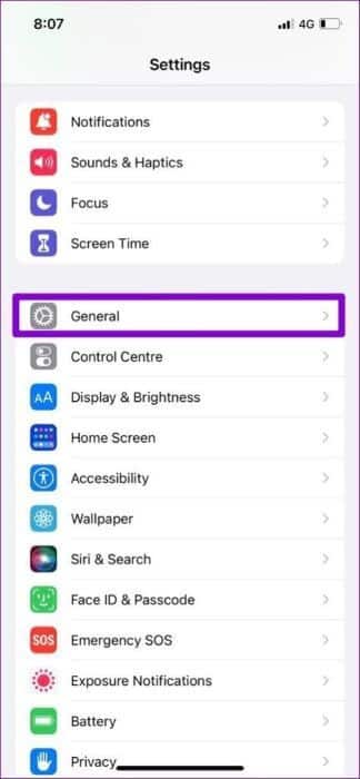 General-Settings-on-iPhone-6-474x1024-1-324x700 أفضل 7 طرق لإصلاح خطأ تعذر إرسال حالة WhatsApp