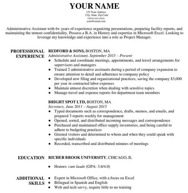 Google-Docs-Resume-New-Harvard 11 قالب Google Docs للسيرة الذاتية يجب عليك التحقق منها