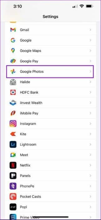 Google-Photos-in-iPhone-Settings-474x1024-1-324x700 كيفية مزامنة مكتبة صور Apple مع صور Google
