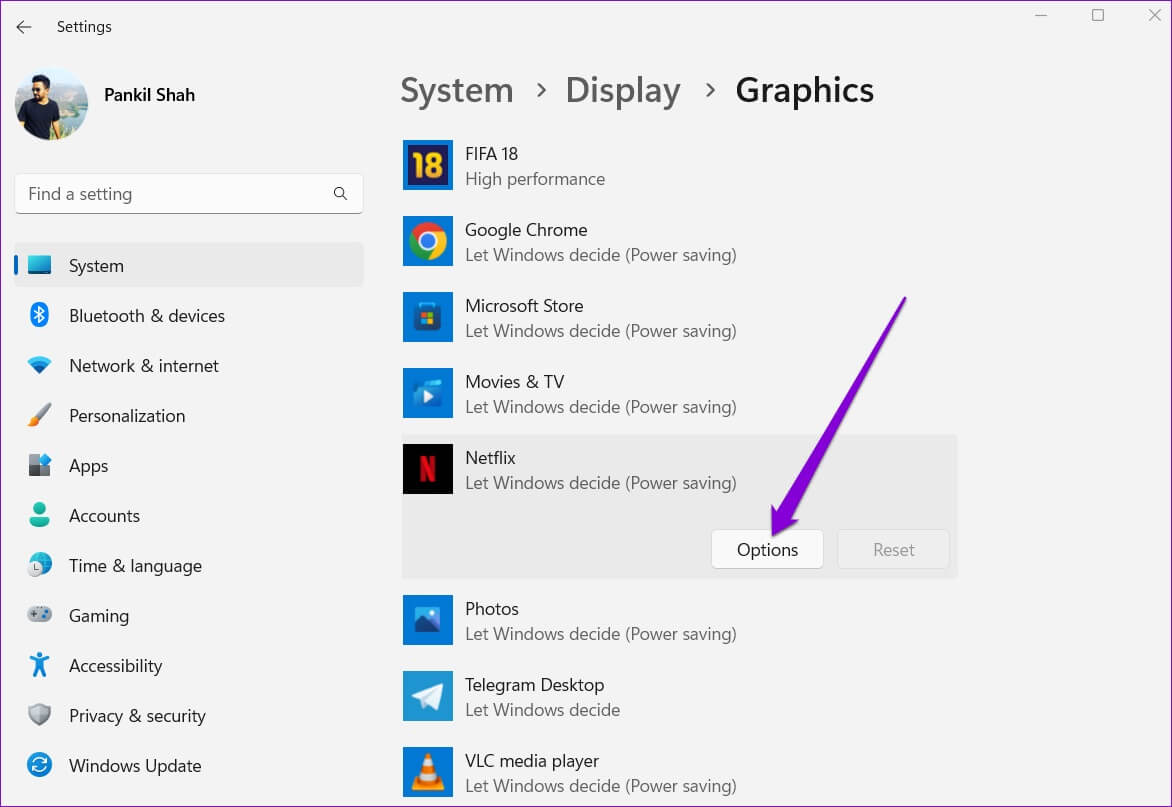 Graphics-Settings-for-App-1172x807 أفضل 6 طرق لإصلاح مشكلة الشاشة الضبابية على Windows 11
