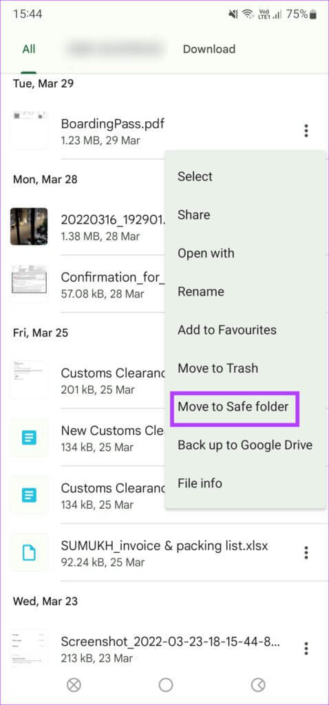 Hide-files-android-5-478x1024-1 كيفية إخفاء الملفات على Android باستخدام تطبيق ملفات Google
