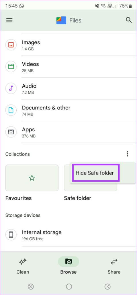 Hide-files-android-8-478x1024-1 كيفية إخفاء الملفات على Android باستخدام تطبيق ملفات Google