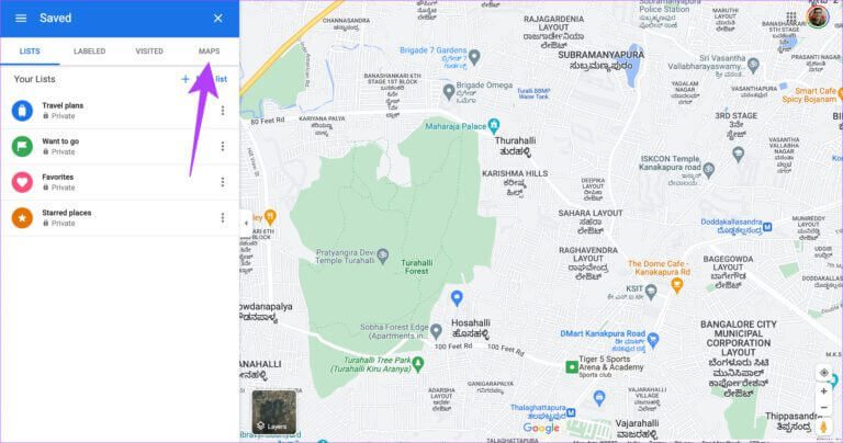 Maps-route-3-768x404-1 كيفية مشاركة المسار أو الاتجاهات المخصصة على خرائط Google لأجهزة الكمبيوتر الشخصية وأجهزة Android
