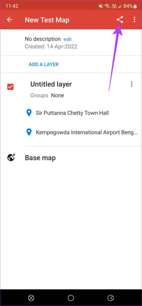 Maps-route-37-478x1024-1 كيفية مشاركة المسار أو الاتجاهات المخصصة على خرائط Google لأجهزة الكمبيوتر الشخصية وأجهزة Android