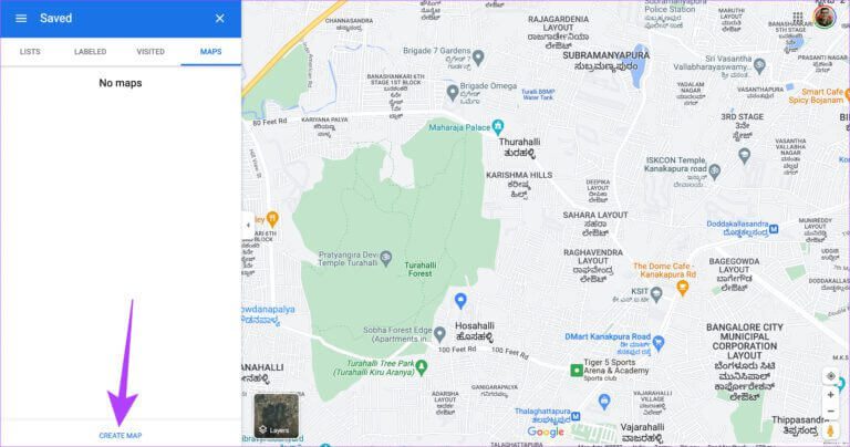 Maps-route-4-768x404-1 كيفية مشاركة المسار أو الاتجاهات المخصصة على خرائط Google لأجهزة الكمبيوتر الشخصية وأجهزة Android