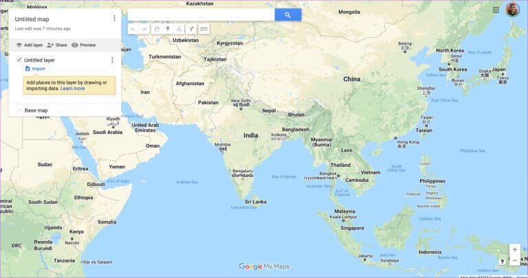 Maps-route-5-768x405-1 كيفية مشاركة المسار أو الاتجاهات المخصصة على خرائط Google لأجهزة الكمبيوتر الشخصية وأجهزة Android
