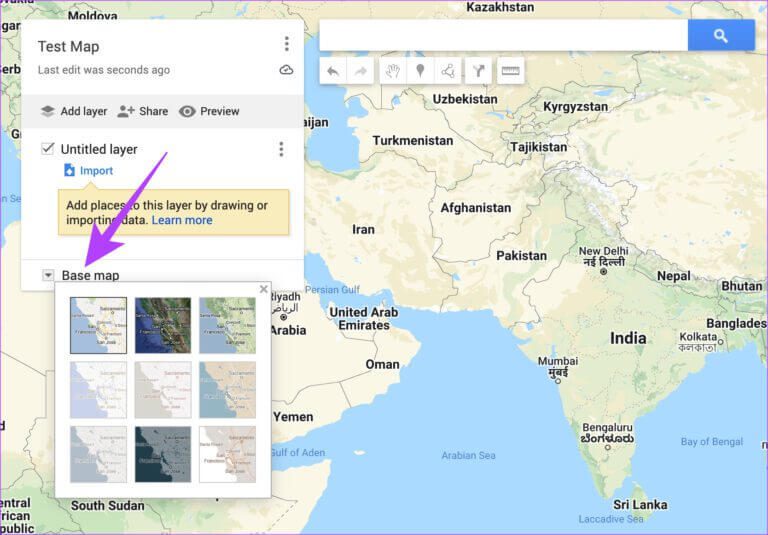 Maps-route-7-768x535-1 كيفية مشاركة المسار أو الاتجاهات المخصصة على خرائط Google لأجهزة الكمبيوتر الشخصية وأجهزة Android