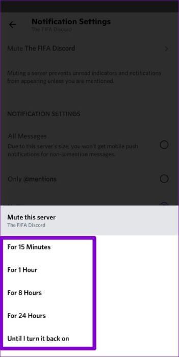 Mute-Discord-Server-Notifications-for-Mobile-App-513x1024-1 كيفية إيقاف تشغيل إشعارات Discord على الهاتف المحمول والكمبيوتر الشخصي