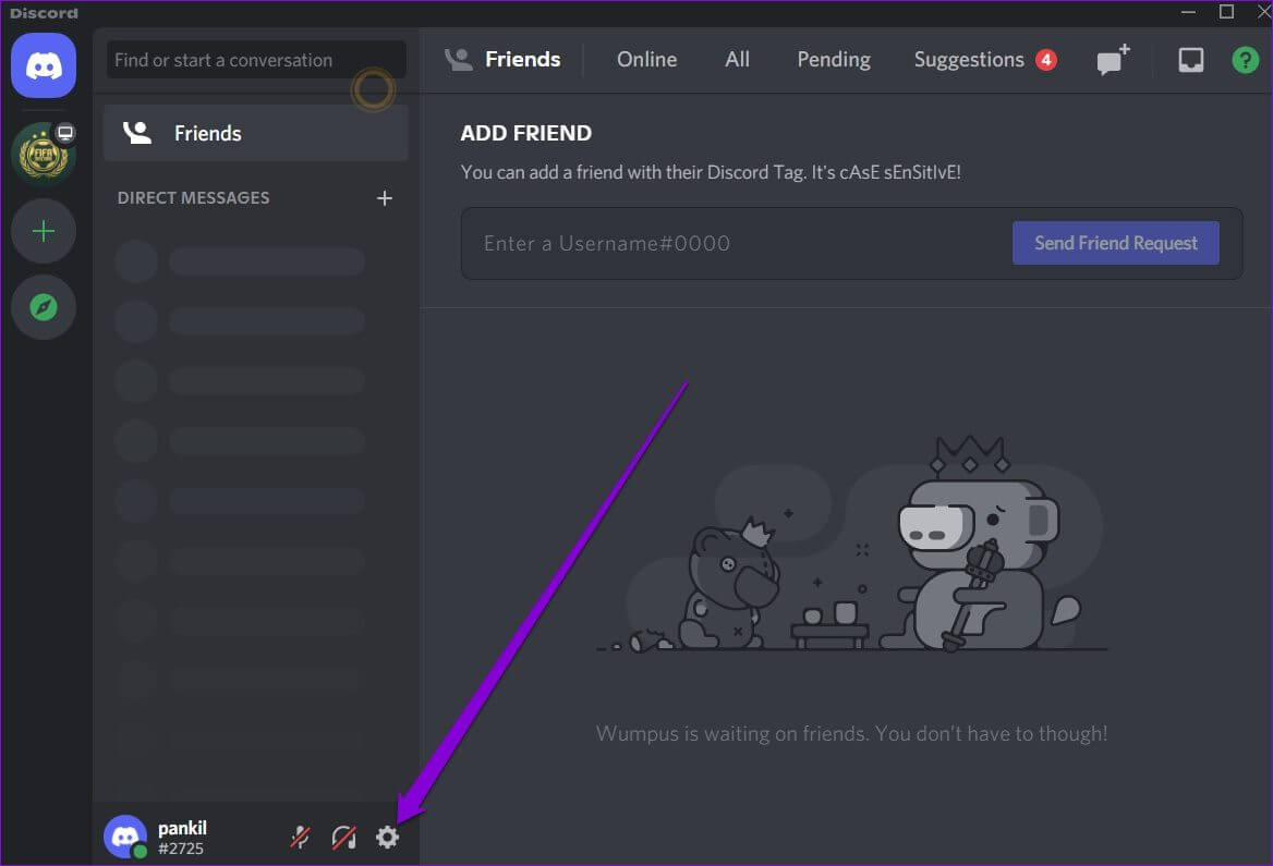 Open-Discord-Settings-1 أفضل 7 طرق لإصلاح خطأ No Route في Discord على Windows 10 و Windows 11