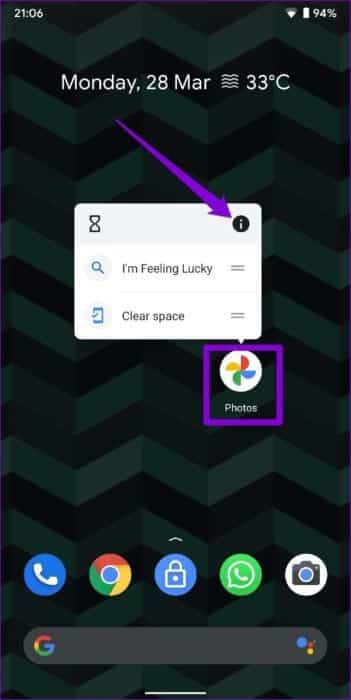 Open-Google-Photos-App-Info-513x1024-1 أفضل 6 طرق لإصلاح صور Google عالقة عند إعداد مكتبة الصور الخاصة بك