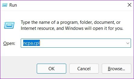 Open-Network-Connections-on-Windows-3 أفضل 7 طرق لإصلاح خطأ No Route في Discord على Windows 10 و Windows 11