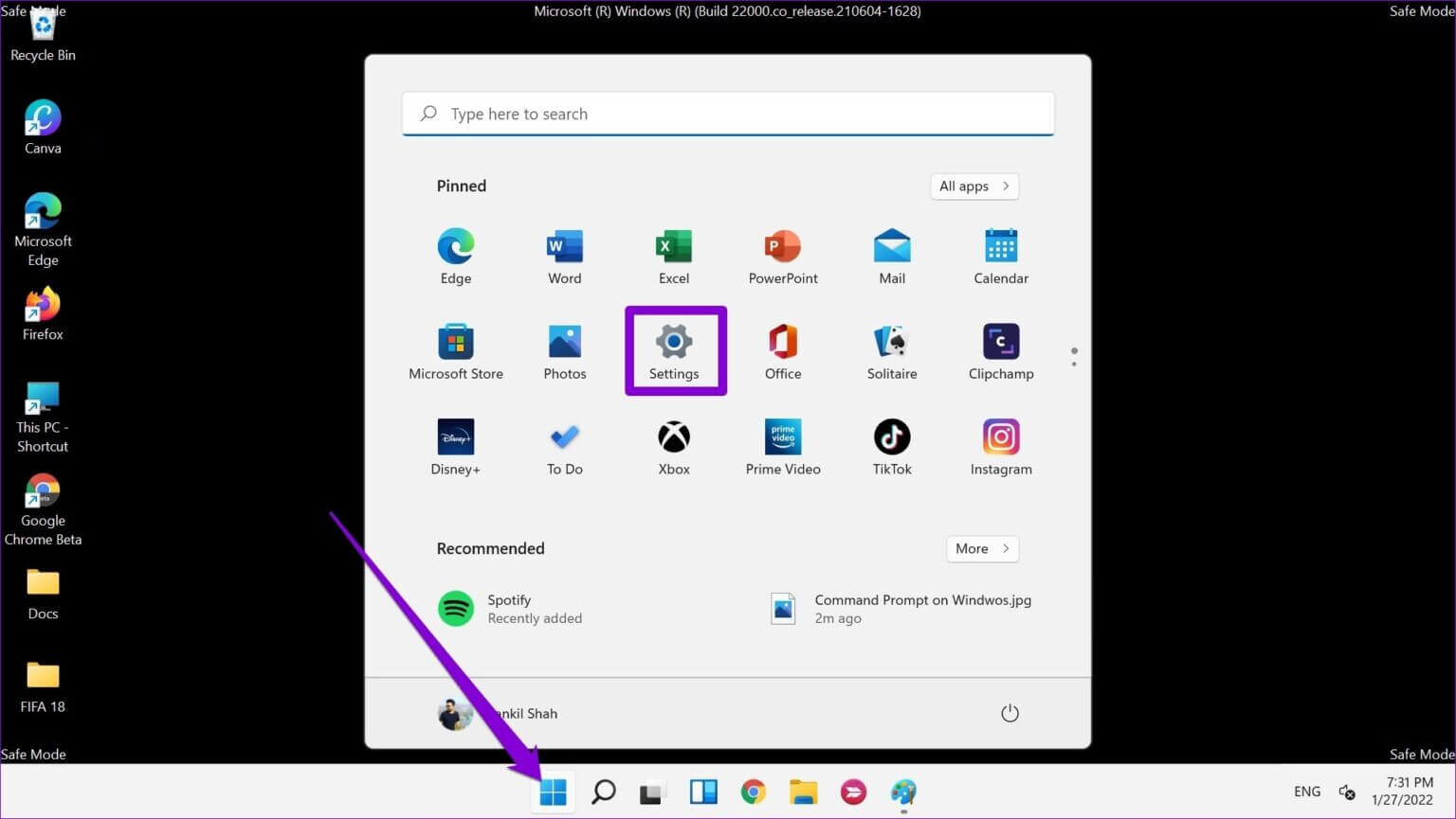 Open-Settings-App-in-Safe-Mode-1536x865-1-1536x865 أفضل 6 طرق لإصلاح تعذر إزالة جهاز Bluetooth على Windows 11