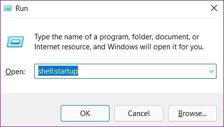 Open-Startup-Folder-on-Windows-11-2 أفضل الطرق لإصلاح استمرار PowerShell في الظهور على Windows 11