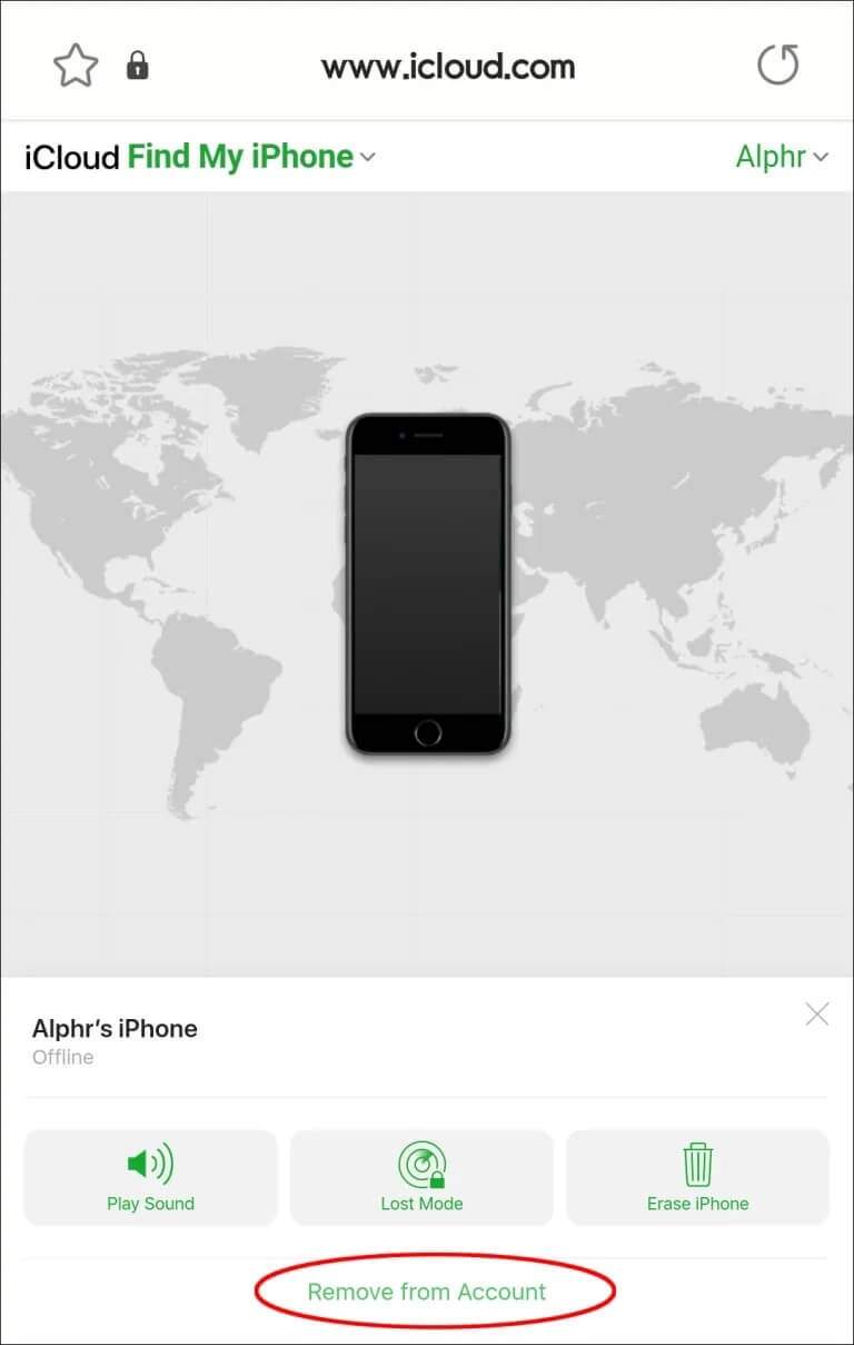 RemoveFromAccount-768x1209 كيفية حذف جهاز من Find My