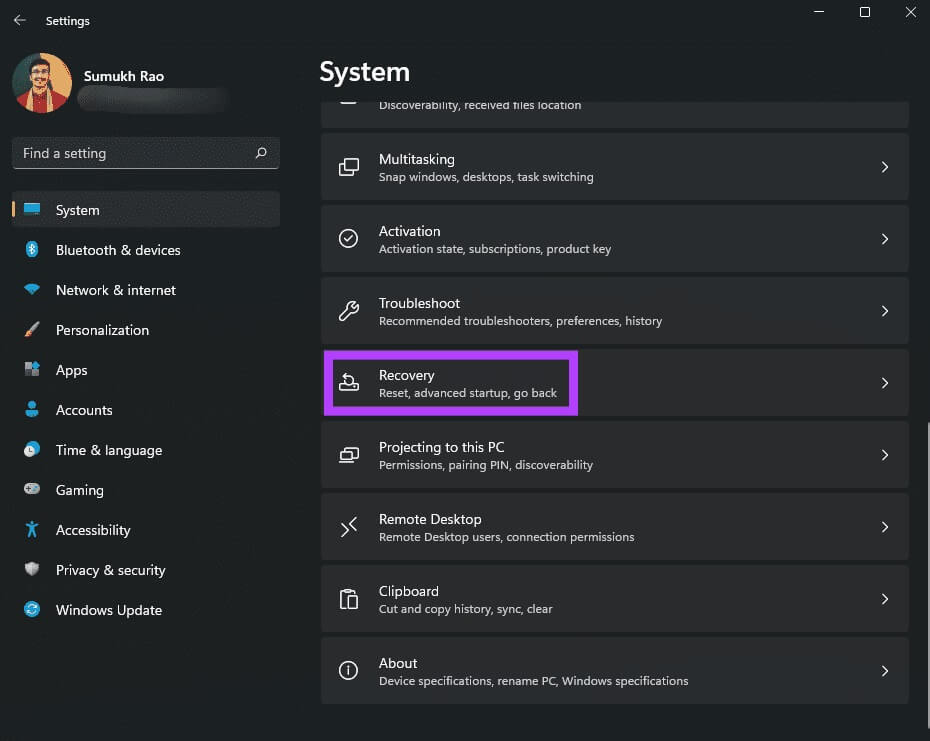 Reset-Win-11-3 كيفية إعادة تعيين جهاز كمبيوتر يعمل بنظام Windows 11 دون فقد البيانات