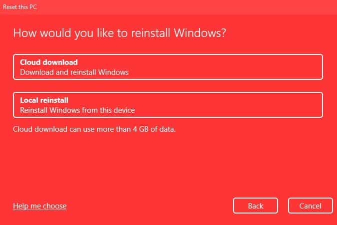 Reset-Win-11-6 كيفية إعادة تعيين جهاز كمبيوتر يعمل بنظام Windows 11 دون فقد البيانات