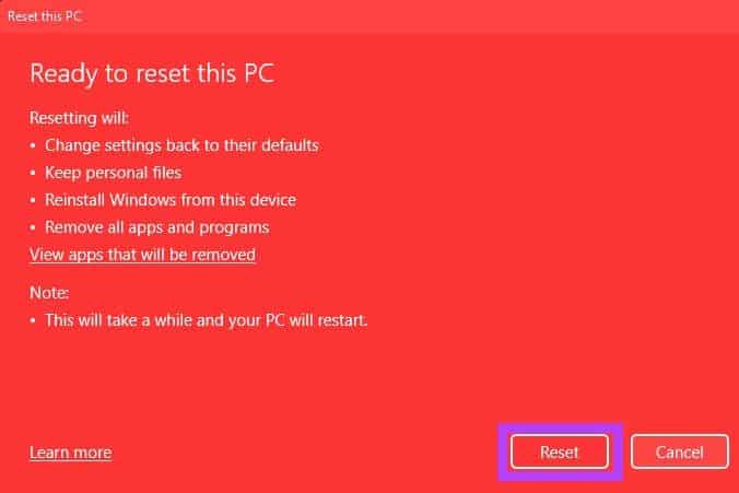 Reset-Win-11-8-2 كيفية إعادة تعيين جهاز كمبيوتر يعمل بنظام Windows 11 دون فقد البيانات