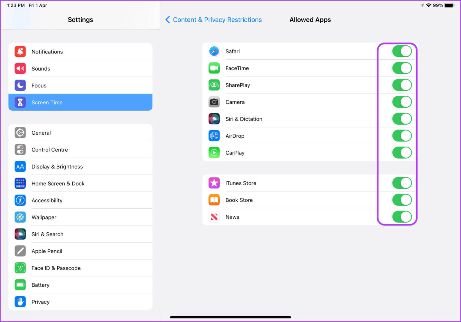 كيفية إعداد المراقبة الأبوية على Apple iPad - %categories