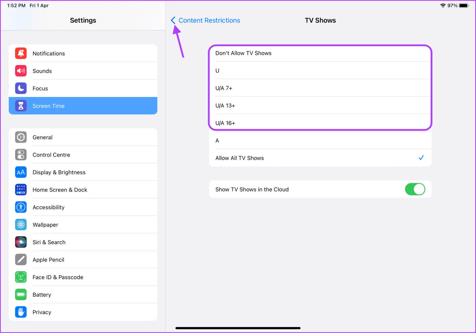 كيفية إعداد المراقبة الأبوية على Apple iPad - %categories