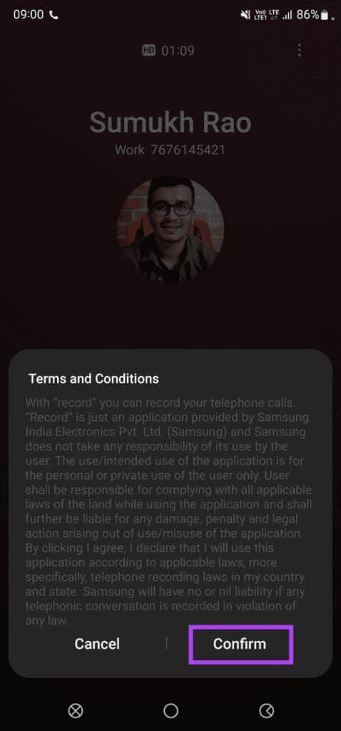 Samsung-call-recording-8-478x1024-1 كيفية تسجيل المكالمات على هواتف Samsung Galaxy الذكية