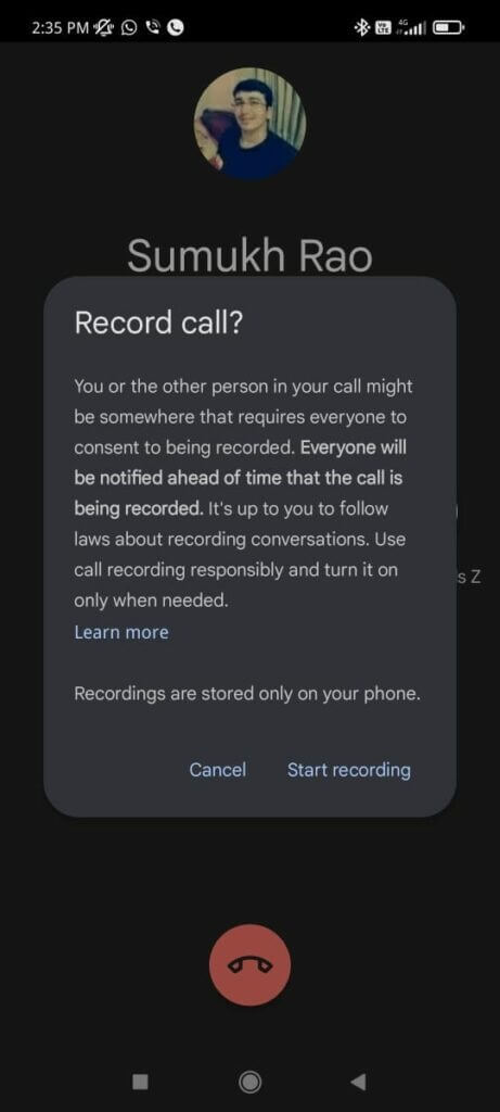 Samsungcallrec-461x1024-1 كيفية تسجيل المكالمات على هواتف Samsung Galaxy الذكية