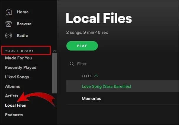 Screenshot_13-41-607x423 كيفية إضافة ملفات محلية إلى Spotify