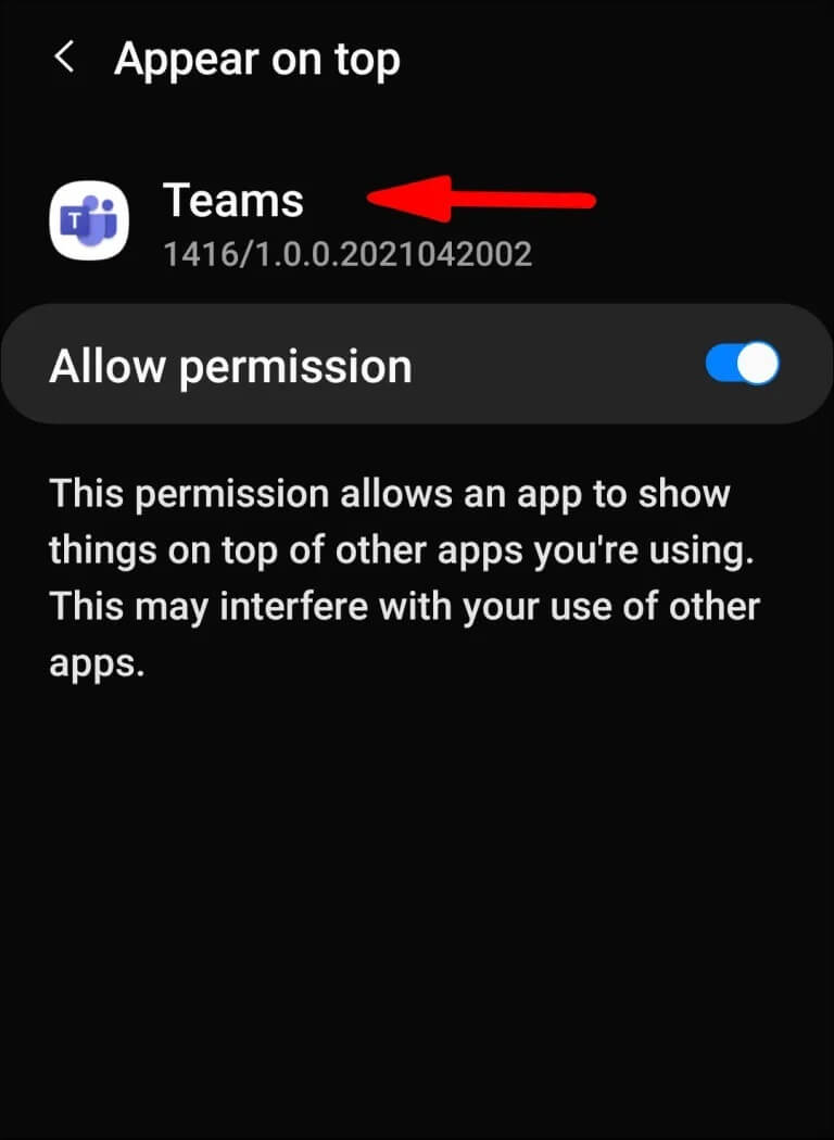 Screenshot_20210503-125033_Settings-768x1050 كيفية مشاركة مقطع فيديو بالصوت في Microsoft Teams