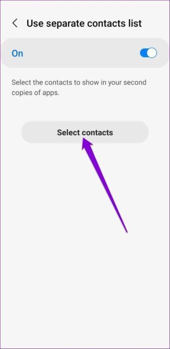 Select-Contacts-for-Second-Version-of-App-500x1024-1 كيفية استخدام Dual Messenger على هواتف Samsung Galaxy