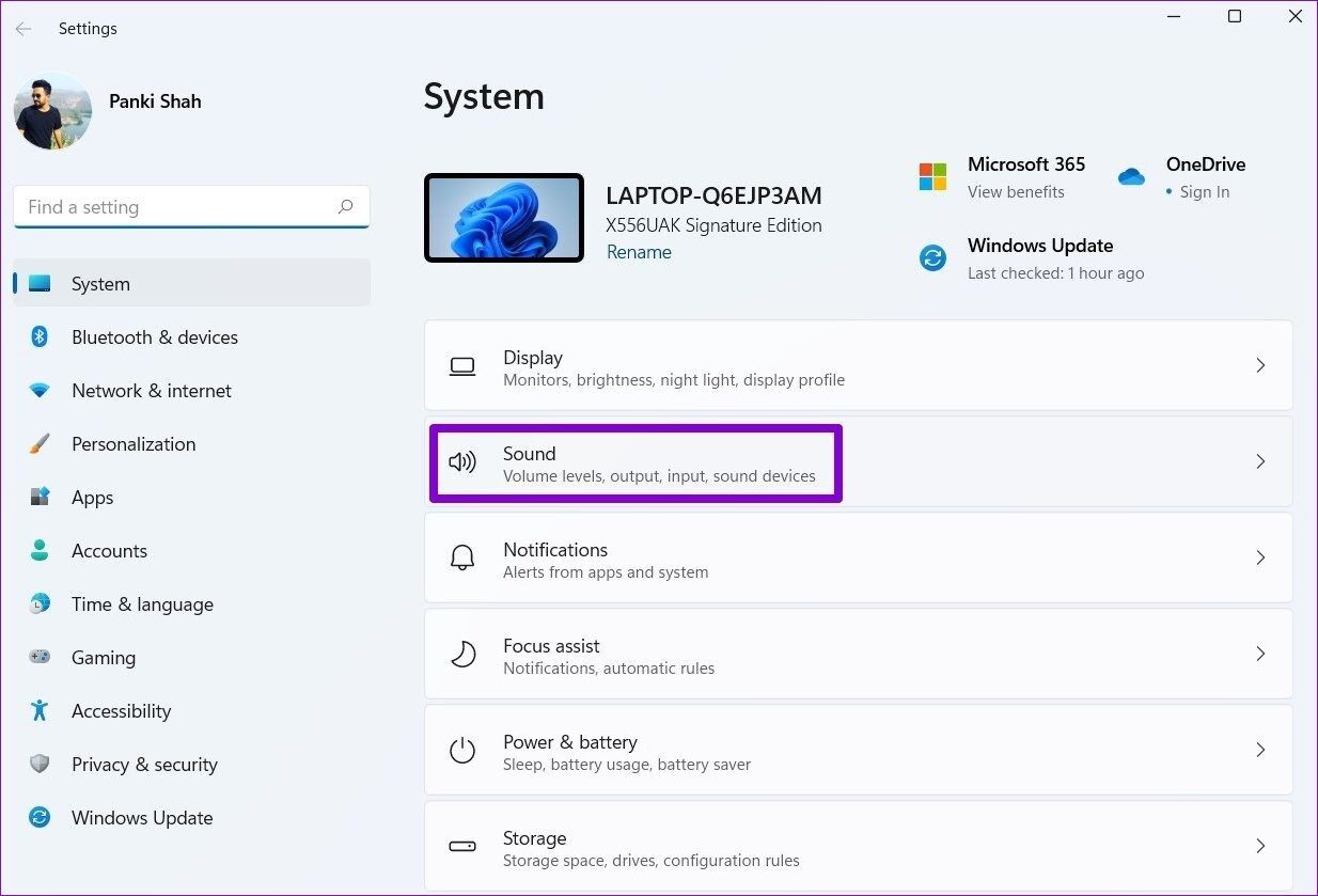 Settings-App-1234x839 كيفية إصلاح مشكلات تشويه الصوت أثناء البث على Windows 11