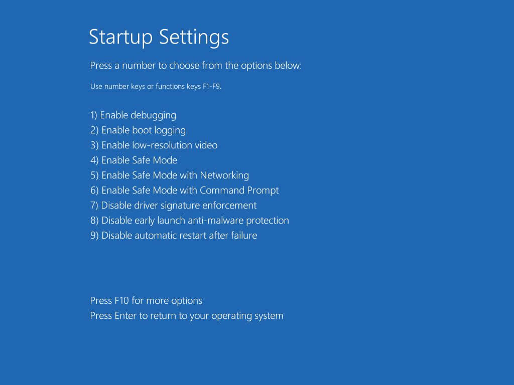 Startup-Settings-on-Windows-1-1024x768 أفضل 6 طرق لإصلاح تعذر إزالة جهاز Bluetooth على Windows 11