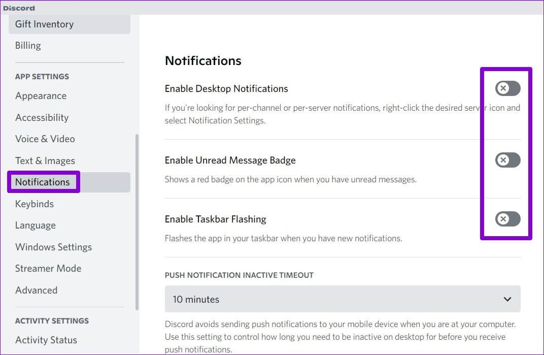 Turn-Off-Discord-Desktop-Notifications كيفية إيقاف تشغيل إشعارات Discord على الهاتف المحمول والكمبيوتر الشخصي
