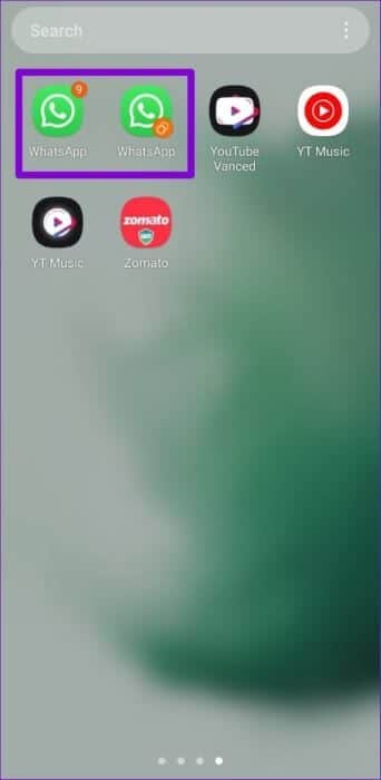 Two-WhatsApp-on-Samsung-Phone-500x1024-1 كيفية استخدام Dual Messenger على هواتف Samsung Galaxy