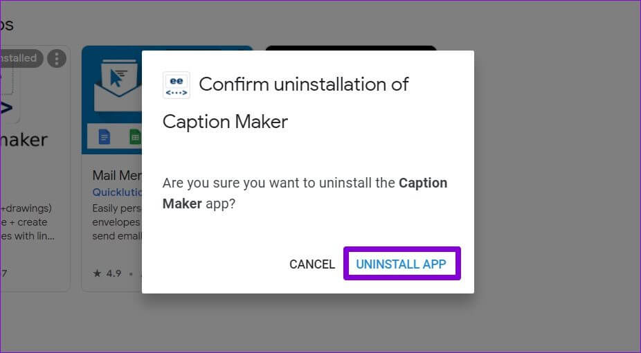 Uninstall-App-Google-Docs كيفية تثبيت الوظائف الإضافية واستخدامها في محرر مستندات Google