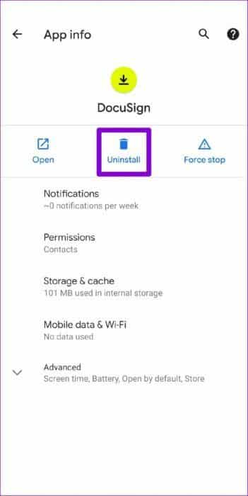 Uninstall-Google-Docs-Add-on-from-Android-513x1024-1 كيفية تثبيت الوظائف الإضافية واستخدامها في محرر مستندات Google