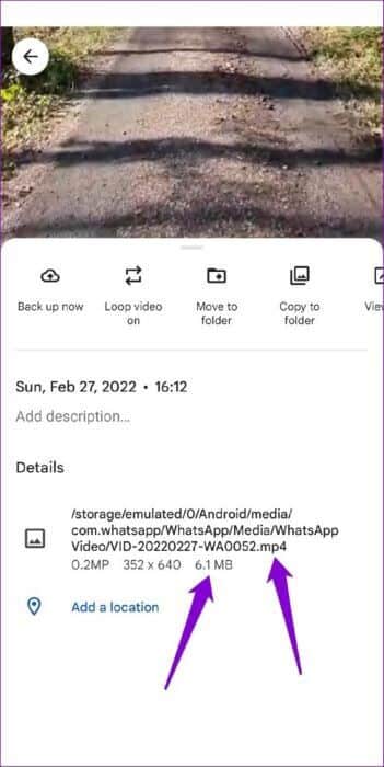Video-Format-and-Size-on-Google-Photos-513x1024-1-351x700 أفضل 7 طرق لإصلاح خطأ تعذر إرسال حالة WhatsApp