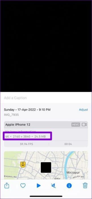 Video-Information-on-iPhone-474x1024-1-324x700 أفضل 7 طرق لإصلاح خطأ تعذر إرسال حالة WhatsApp